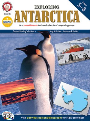 cover image of Exploring Antarctica, Grades 5 - 8